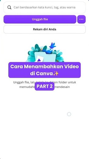 How to Add Videos in Canva Part 2 ✨ #1day1tutorial #canvatutorialforbeginners #canvafromphone