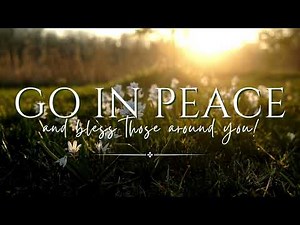 GO IN PEACE - Sunlit Field Series - Church Motion Background/ Loop - No Copyright