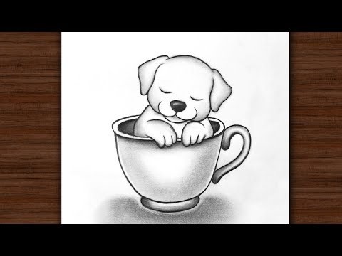 How to Draw a Cute Puppy | Easy Step-by-Step Drawing Tutorial for Beginners