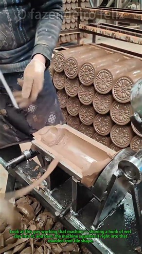 Making Clay Roof Tiles? This Machine Shapes ’Em Perfect #ClayTileDIY #TraditionalBuildingHacks