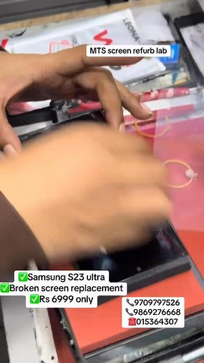 4.9K views · 51 reactions |  Samsung S23 Ultra Broken Glass...