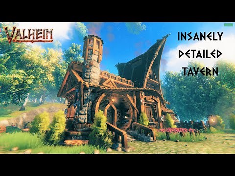 INSANELY Detailed Tavern - Valheim Build