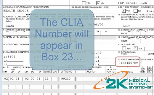 CLIA Numbers in Medisoft