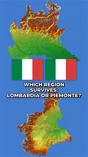 Italian Battle! Lombardia 🇮🇹 vs Piemonte 🇮🇹! 🌊#geography #mapbattle #italy #lombardia #piemonte