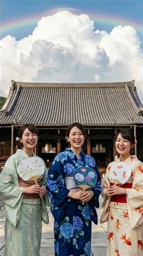 AI日本人美女と寺院 #ai #美女 #着物 #寺院 #寺