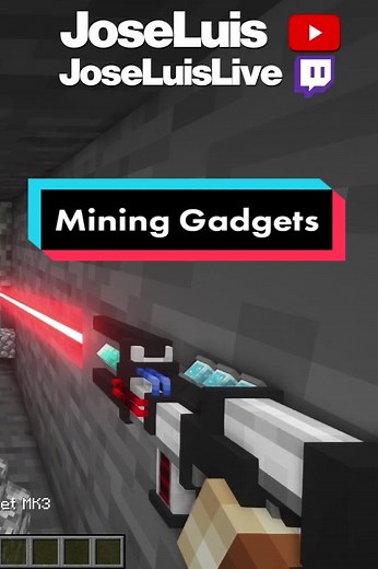 Mods de Minecraft en 1 Minuto: Mining Gadgets