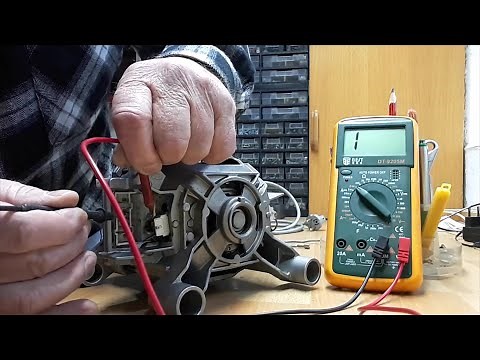 Connect washing machine motor.