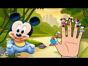 Mickey Mouse Finger Family Song Nursery Rhyme Songs for Children Finger Family Mickey Mouse