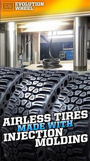 Airless Tires Made With Injection Molding