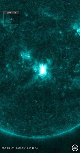 M2.75 from AR 4392 which is directly facing the Earth- 18.3.26