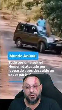 Was a man attacked by a leopard while taking a selfie? #biologohenrique #animals #smartanimal #bi...
