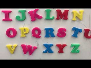 LEARN THE ALPHABET - ABC - LETTERS - A B C D E F G H I J K L M N O P Q R S T U V W X Y Z