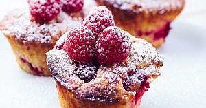 Muffins aux framboises