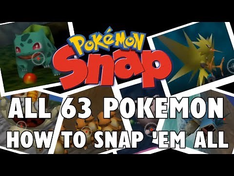 Pokemon Snap Guide- How To Get ALL 63 Pokemon
