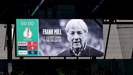 Rot-Weiss Essen gegen BVB: Familie von Frank Mill war bei der Ehrung dabei