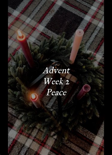 Advent: Week 2 #catholic #advent #peave #christmasiscoming #catholicfaith #adventwreath #snow #pray