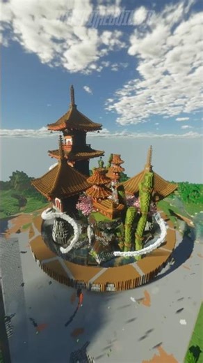 Simple Minecraft Temple Build | Timelapse | 🤯