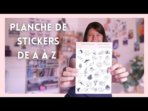 CRAFT TUTORIAL | How I make a sheet of stickers from start to finish | With or without a Silhouet...
