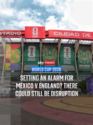There could still be disruption for England's clash against Mexico, with storms potentially delaying the match. The start time of the game in Mexico City will remain at 6pm local time on Sunday, 1am UK time on Monday. Sky's Jo Robinson explains. #SkyNews #FIFAWorldCup #storms #Mexico #England