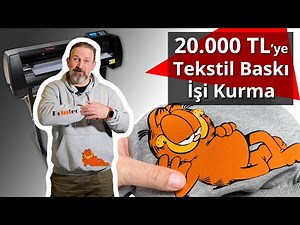 How to set up a t-shirt printing business with a 20 thousand TL machine investment?