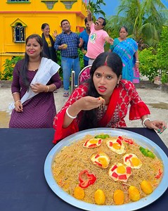 7.8M views · 51K reactions | Balloon Through Funny Chow Mein Eating Challenge | Sumi's simple life | Facebook