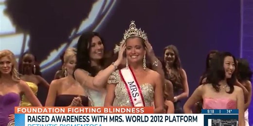 Mrs. World 2012 uses platform to fight back against eye disease