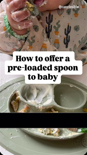 Children’s Nutritionist | Stanford University on Instagram: "Scared to start finger foods? Start here 👇 If baby-led weaning feels overwhelming, preloaded spoons are your bridge — not a shortcut, not “cheating,” and definitely not doing it wrong. A preloaded spoon lets your baby stay in control (they bring it to their mouth), while you get peace of mind. It’s one of the easiest ways to transition from purées → textures → finger foods without pressure. ✨ Why preloaded spoons are a game-changer: •