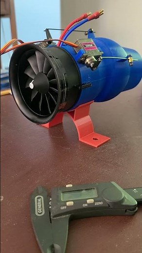 3D printed 70mm EDF Thrust Vectoring