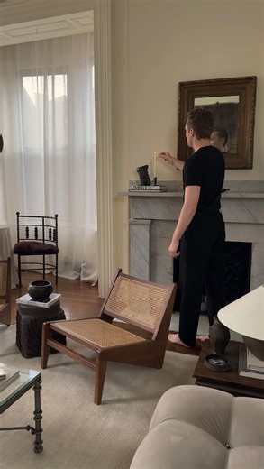 Anthony Immediato on Instagram: "Your TV is NOT a focal point 🤌🏻 (not in this house at least) #homesandinteriors #inspiredinteriors #boyapartment"