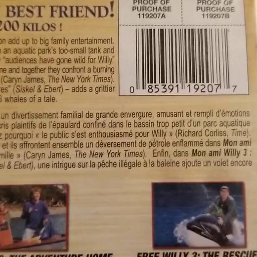 Triple Feature: Free Willy / Free Willy 2 - The Adventure Home / Free Willy 3 - Format: DVD