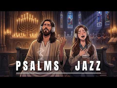 Christian Café Jazz ☕ | The Most Beloved Psalms 23, 91, 103 & 121 | KJV Vocals for Work & Study