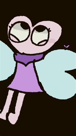 FLUTTER FLYING! /NOT A SHIP! / #dandysworld #art #animation #edit