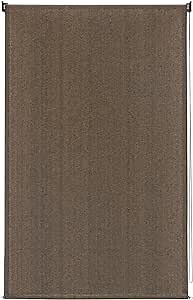 VICLLAX Outdoor Roller Shade Fabric for Porch Gazebo, Patio Blinds Roll Up Shade (5' W X 6' L), Mocha