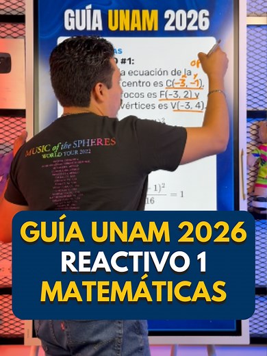 Guía UNAM 2026: Identifica el tipo de elipse rápido