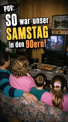 POV: SO war unser Samstag in den 90ern! 📺❤️ Wer erinnert sich noch? #nostalgie #retro #90er