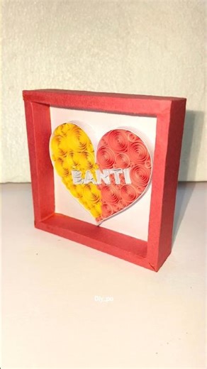 How to Make Beautiful Quilling Letter Art (Step-by-Step) ! #shorts #diy #nameart