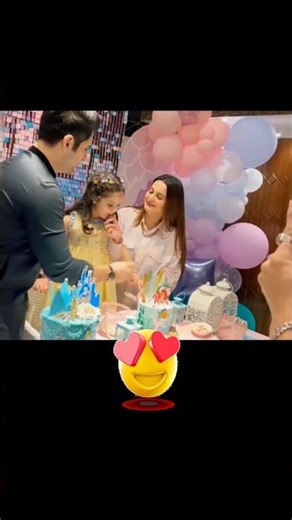 aiman Khan calibrate Amal muneeb's 4th birthday with muneeb #aimankhan #trending #minalkhan #shorts