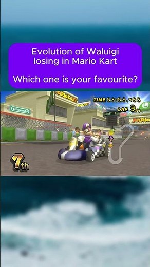 Evolution of Waluigi Losing in Mario Kart (2003-2026)