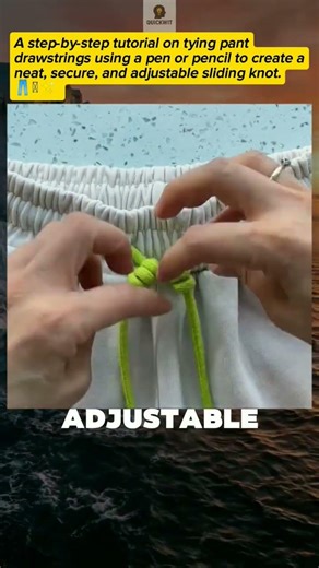 The Ultimate Adjustable Pant Drawstring Hack! 👖✨