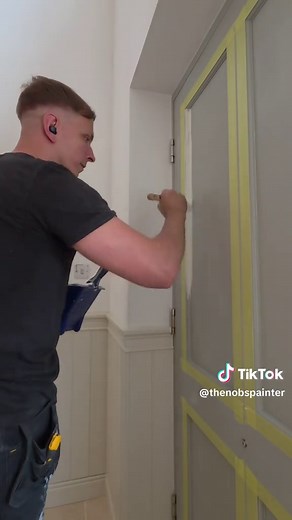 How to Paint Doors with Scuff-X: Mask Panels First to Avoid Lap Marks