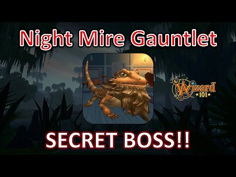 Wizard101 - Night Mire Gauntlet Secret Boss! (Guide)