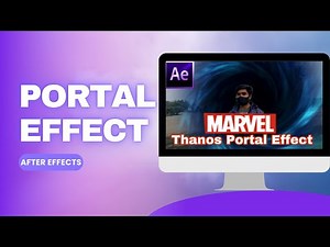 How to Create a PORTAL Effect in After Effects | Thanos Portal Effect