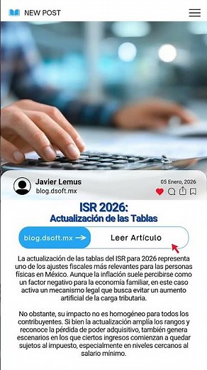 ISR 2026: Actualización de las Tablas
