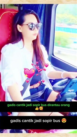 gadis cantik jadi sopir bus #fyp #short #artist #viral #shortvideo #foryou #foryoupage