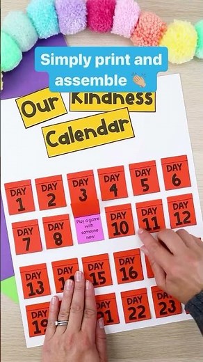 FREE Kindness Calendar for Kids