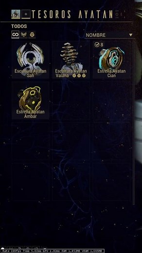 What are the Ayatan Treasures used for in Warframe?