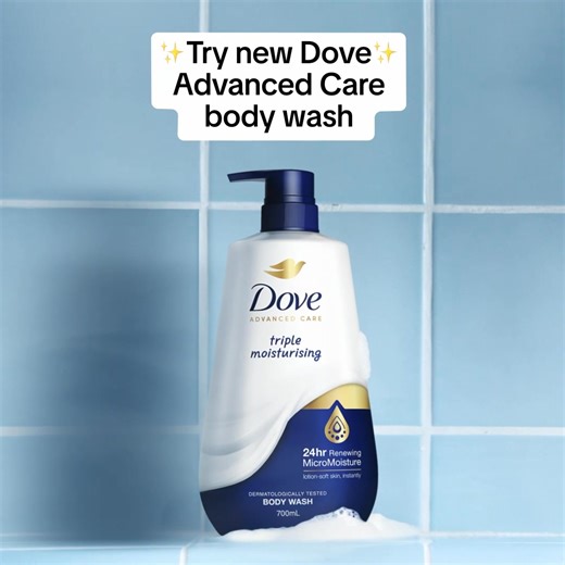 POV: you just discovered moisturisation starts in the shower with NEW Dove Advanced Care body wash | Dove | Facebook