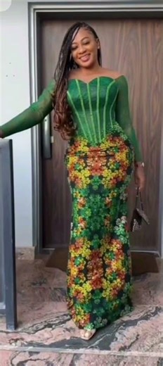 "✨New & Stunning African print Long Gown Styles "