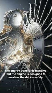 Why Jet Engines Swallow Birds: The Chicken Gun Test Explained #enginefacts #mechanic