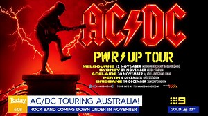 For the first time in ten years, AC/DC will return to Australia for their 'POWER UP' Tour in November! 🙌🎶 Will you be getting tickets? #9Today | WATCH LIVE 5.30am | TODAY